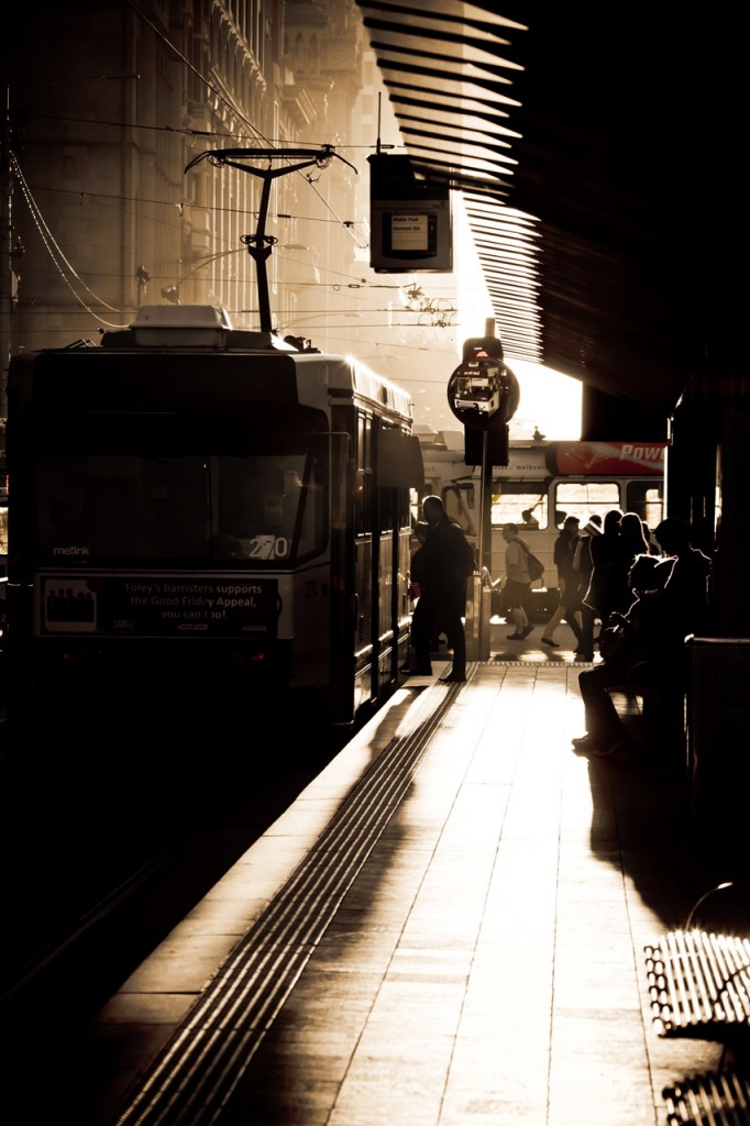 Melbourne Tram Stop